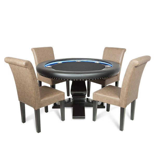 BBO Poker Ginza LED Poker Table for 8 Players with Speed Cloth Playing